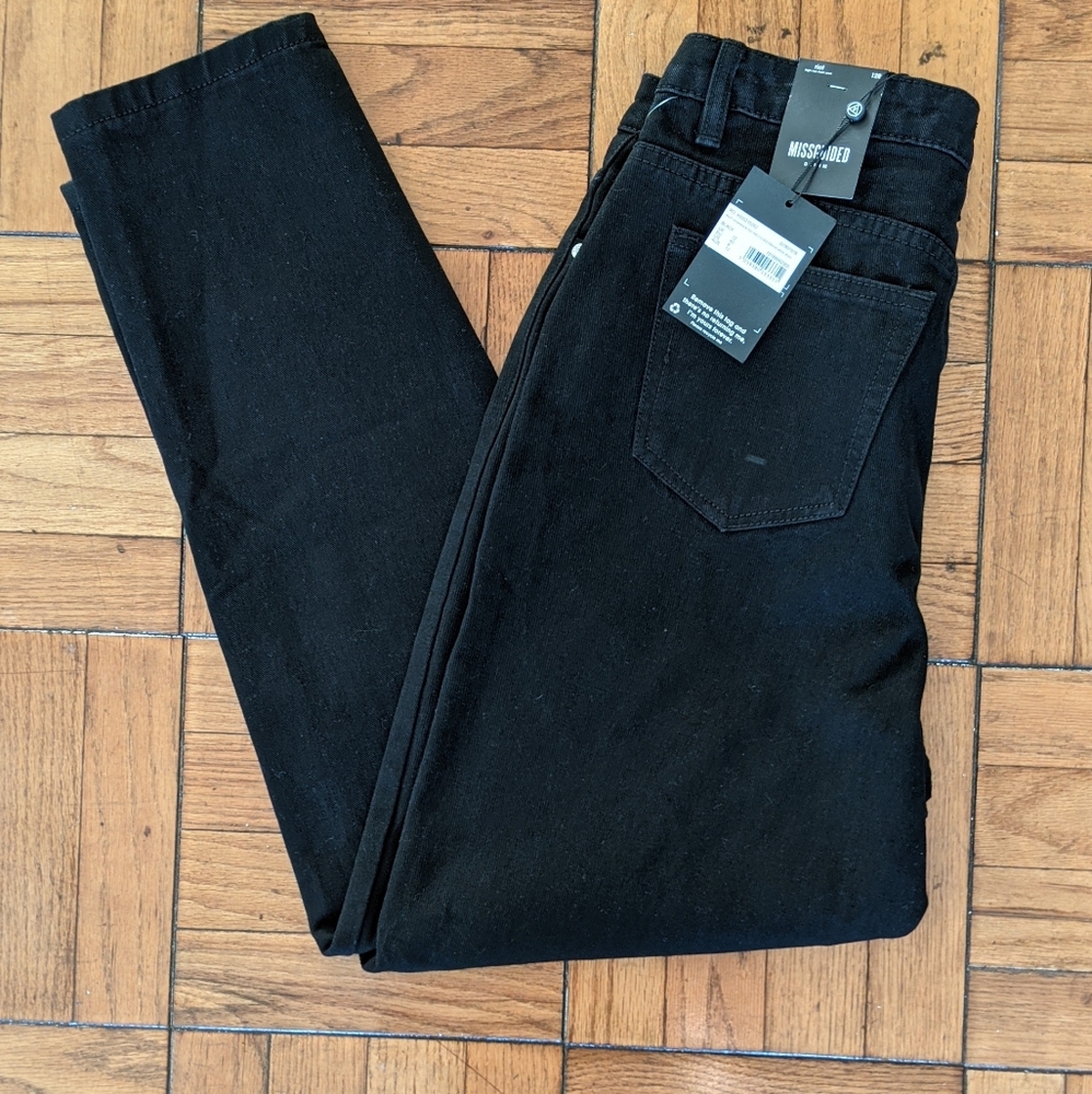 NWT Missguided High Rise Mom Jeans 12R